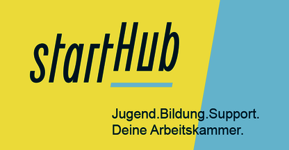 Logo StartHub Jugendportal der Arbeitskammer