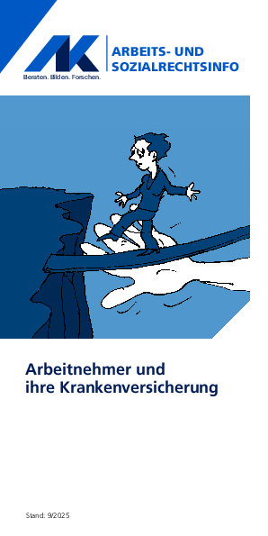 Krankenversicherung Krankenversicherung - Arbeits- und Sozialrechtsinfo, 09/2025 (barrierefreie PDF)