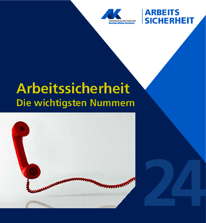 Telefonverzeichnis Arbeitssicherheit Telefonverzeichnis Arbeitssicherheit - Stand 2024