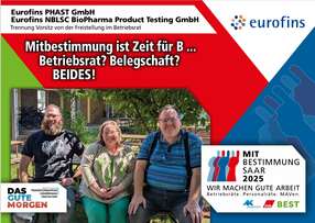 Plakat Mitbestimmung eurofins