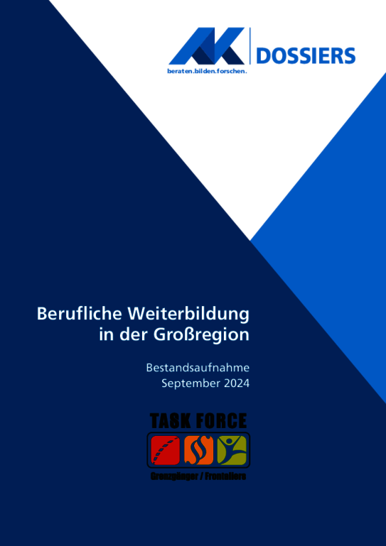 Berufliche Weiterbildung in der Großregion - barrierefreie PDF, Bestandsaufnahme September 2024