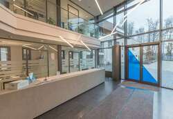 Bildungszentrum Kirkel Foto vom Eingangsbereich ins Bildungszentrum Kirkel