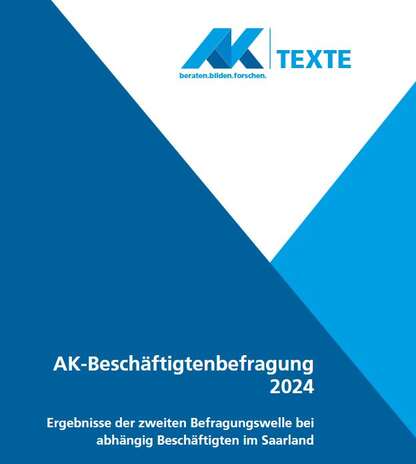 Titelblatt "AK-Beschäftigtenbefragung 2024" als Schmuckbild