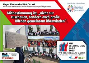 Mitbestimmung Plakat Hager