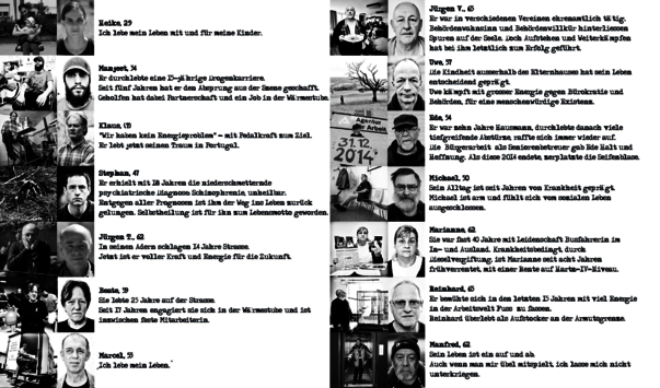 Bildlegende zur Ausstellung "Gesichter der Armut" Bildlegende zur Ausstellung "Gesichter der Armut"