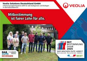 Mitbestimmung Plakat Veolia
