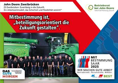 Mitbestimmung Plakat John Deere