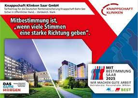Mitbestimmung Plakat Knappschaft Kliniken