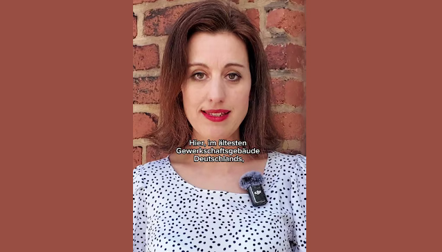 Video-Vorschaubild mit Christina Tsiakiris. Schmuckbild.