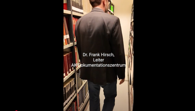 Video-Vorschaubild mit Frank Hirsch. Schmuckbild.