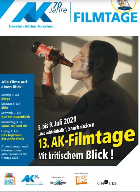 Plakat der 13. AK-Filmtage mit einer Übersicht der Filme Plakat der 13. AK-Filmtage mit einer Übersicht der Filme