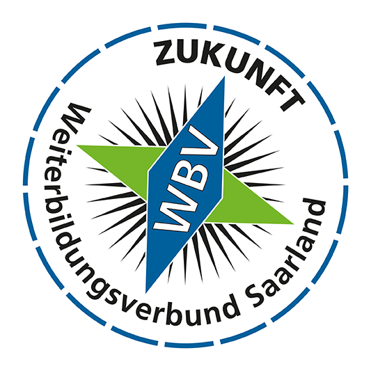 Logo, Schriftzug "Weiterbildungsverbund Saar"
