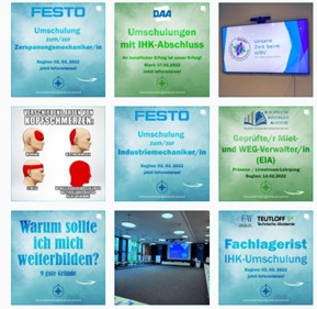 Schmuckbild - Fotos aus den Social Media Auftritten Schmuckbild - Fotos aus den Social Media Auftritten als Collage