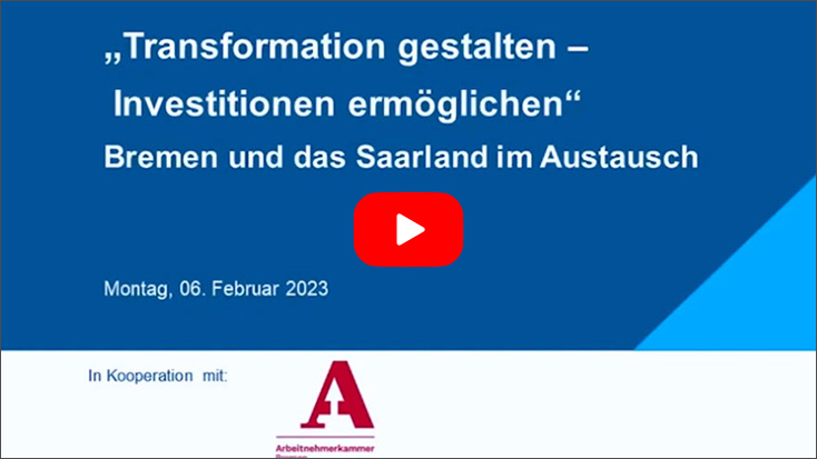 Videovorschaubild "Transformation gestalten - Investitionen ermöglichen" Videovorschaubild mit dem Schriftzug "Transformation gestalten - Investitionen ermöglichen"